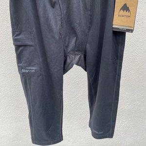 Men's Burton Midweight X Base Layer Three-Quarter Boot Pants - Small